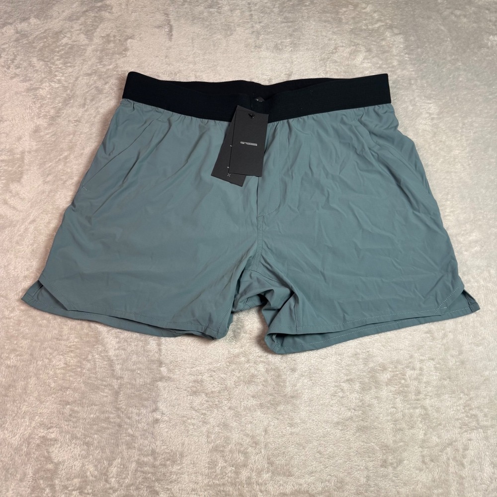 NWT Ten Thousand Mens Tactical 5 inch Short L Slate Blue Unlined